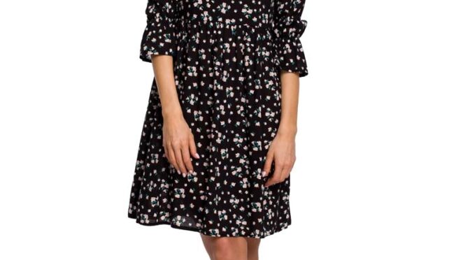 letnia sukienka w drobne kwiatki – model 8
