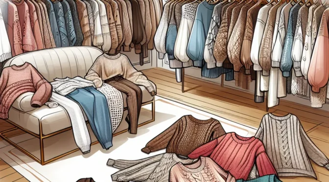 Najmodniejsze swetry damskie oversize – Odkryj świat mody w naszym butiku!